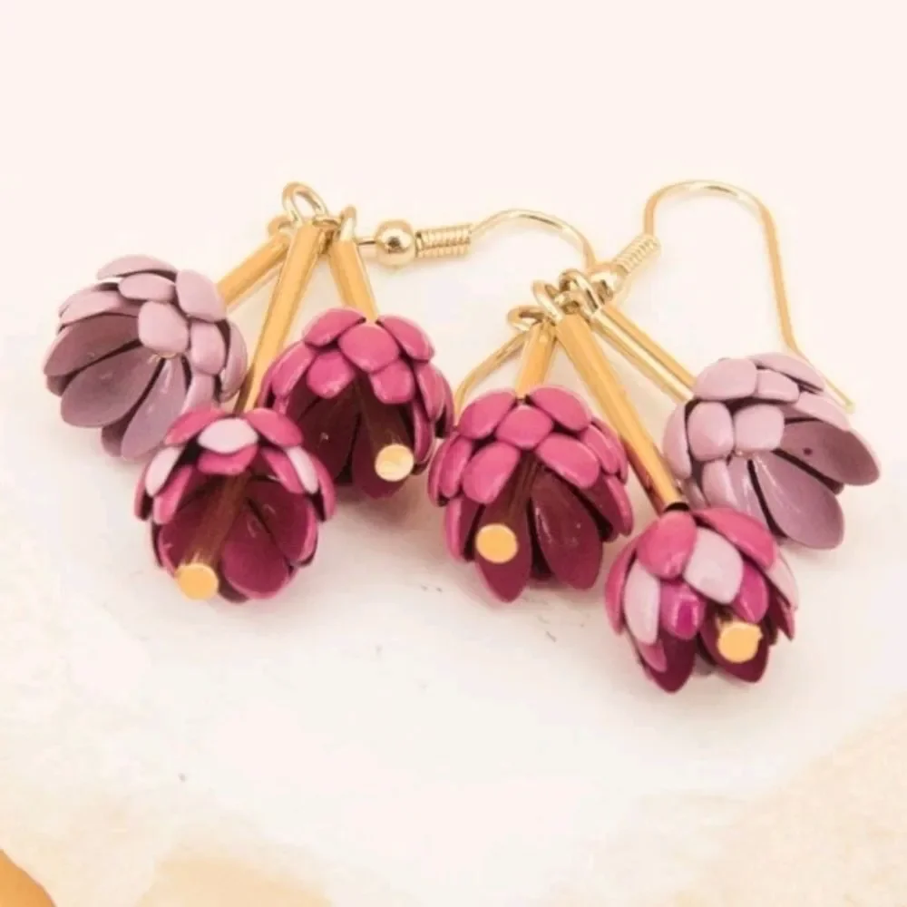 Flower Drop Earrings
